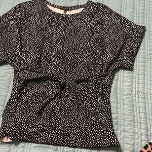 Black (polka dot) ladies top